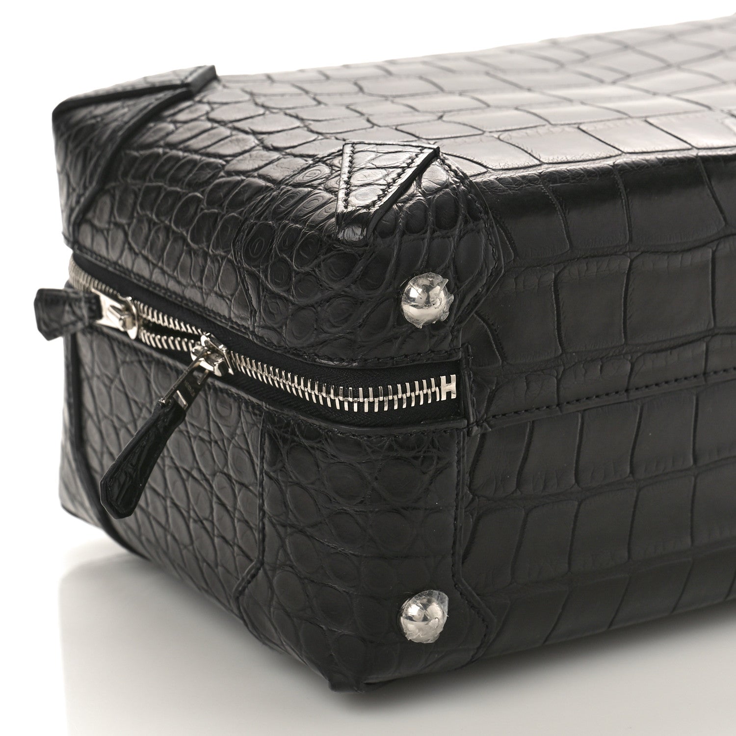 Hermes Matte Crocodile Maxibox 29 Black 7 of 8