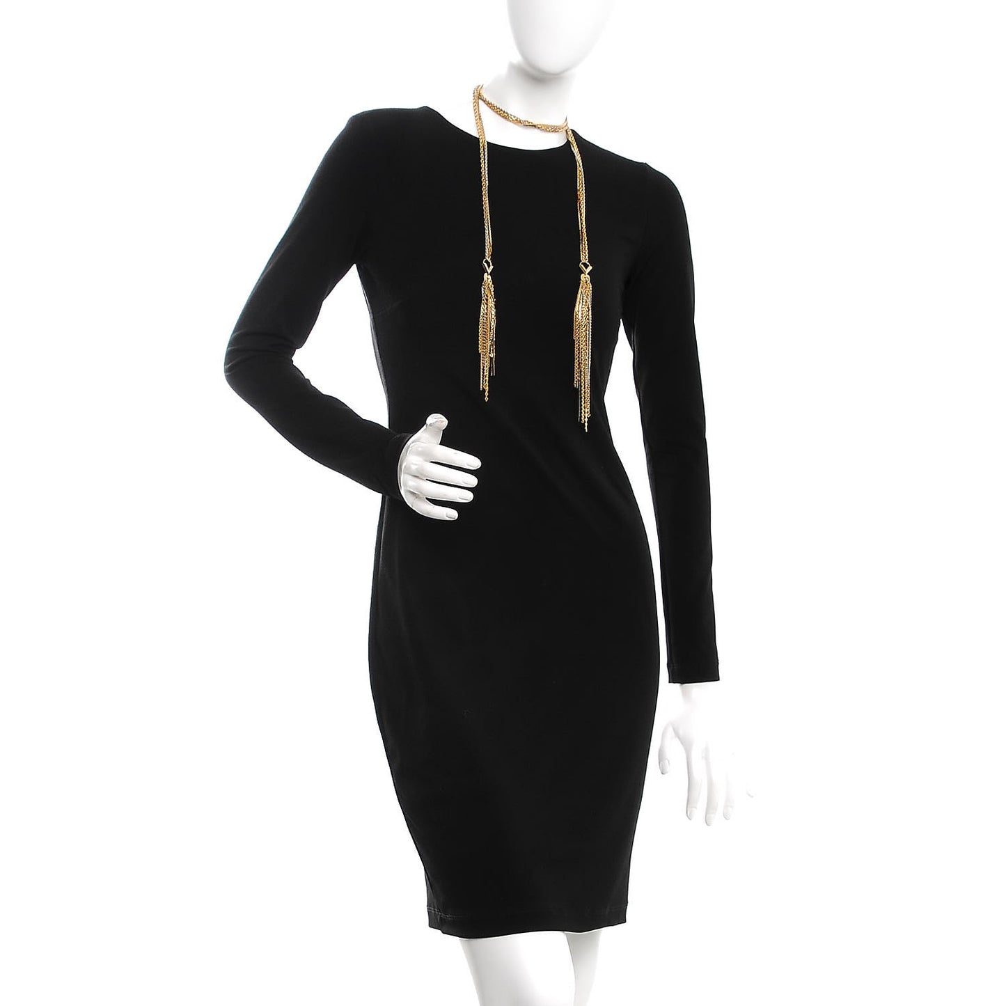 Dreamonogram Tie Necklace Gold Palladium