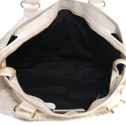 Balenciaga Agneau Giant 21 Gold Hardware Part Time White 5 of 11