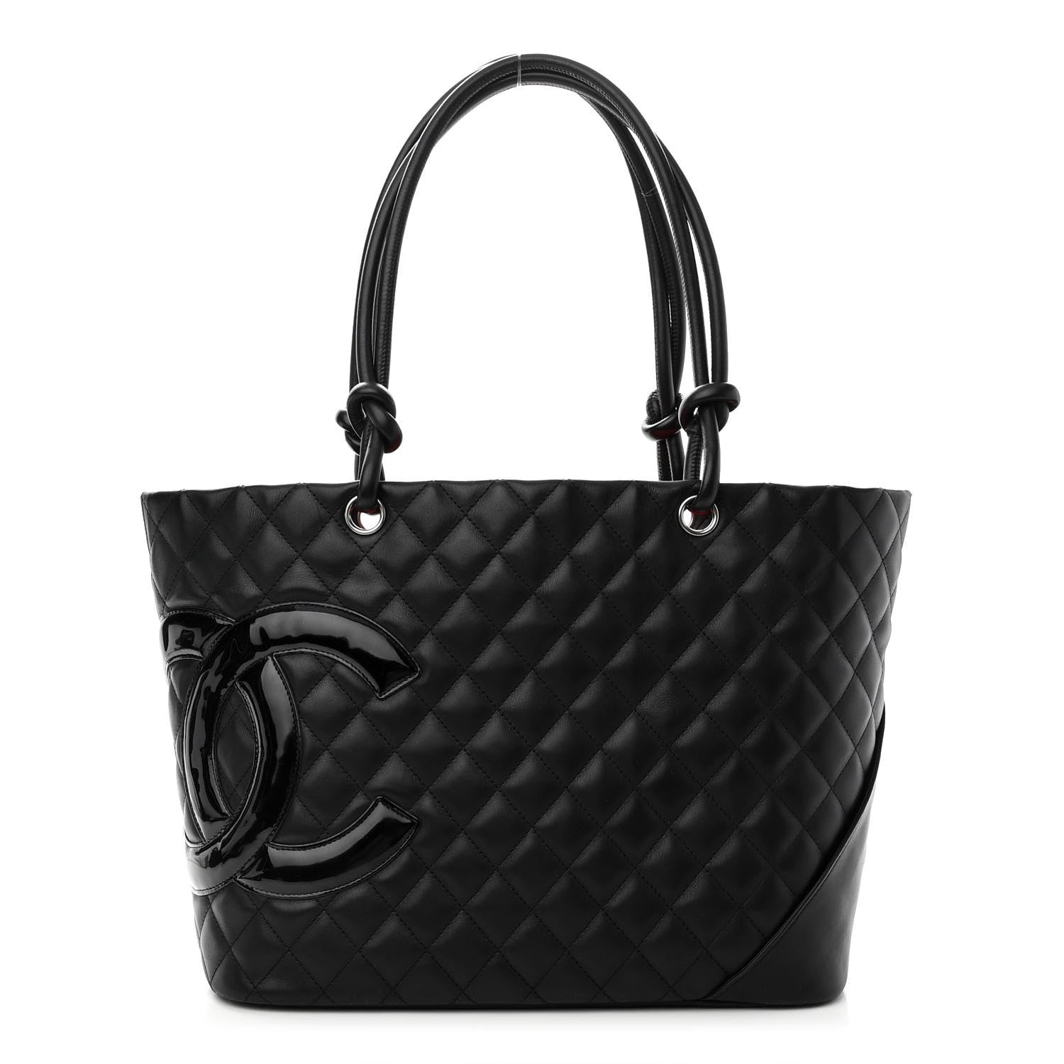 Chanel Calfskin Quilted Large Cambon Tote Black 1 of 11