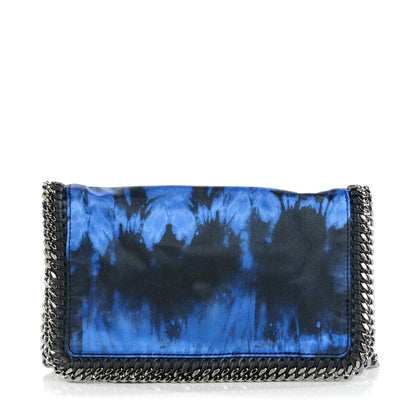 Stella McCartney Tie Dyed Satin Falabella Crossbody Bag Cerulean 1 of 10