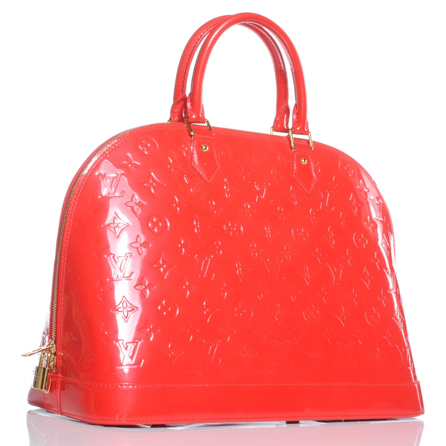 Louis Vuitton Vernis Alma GM Rouge Grenadine 3 of 7