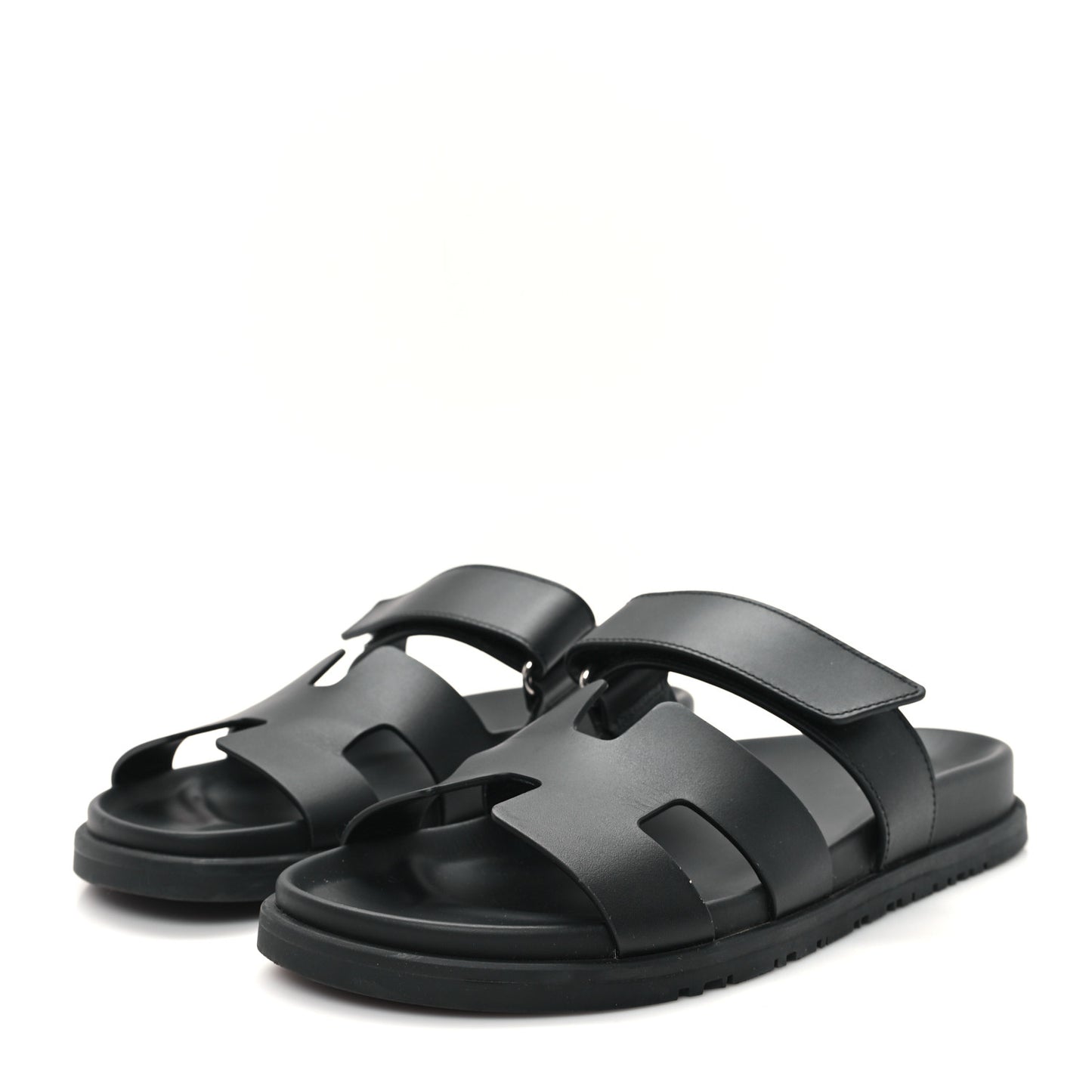Calfskin Womens Chypre Sandals 38 Black