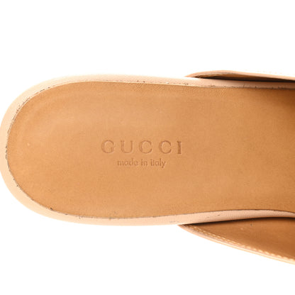 Gucci Malaga Kid Womens Princetown Slippers 38.5 Mud 7 of 11