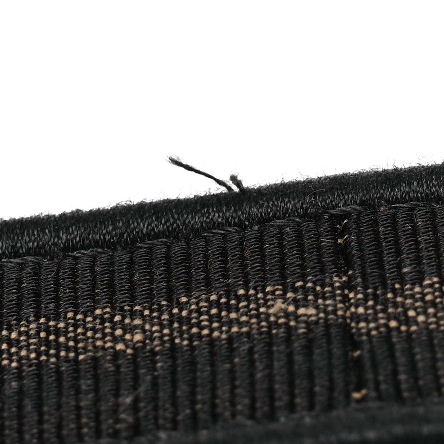 Fabric Jacquard FF 1974 Nano Maxi Buckle Baguette Charm Tobacco Moro Black