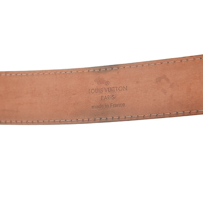 Louis Vuitton Damier Ebene 30mm Ellipse Belt 85 34 5 of 8