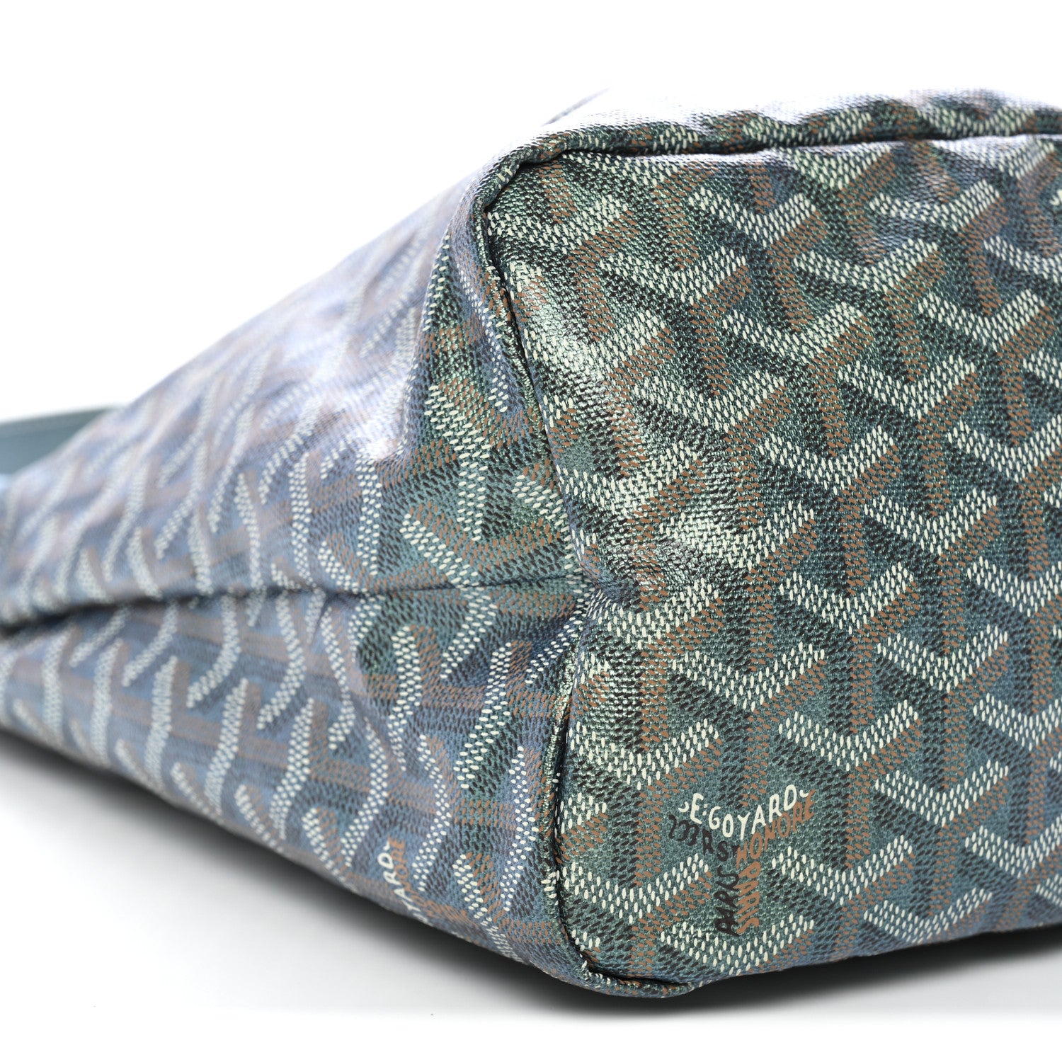 Goyard Iridescent Goyardine Boheme Hobo Pearly Green 10 of 14
