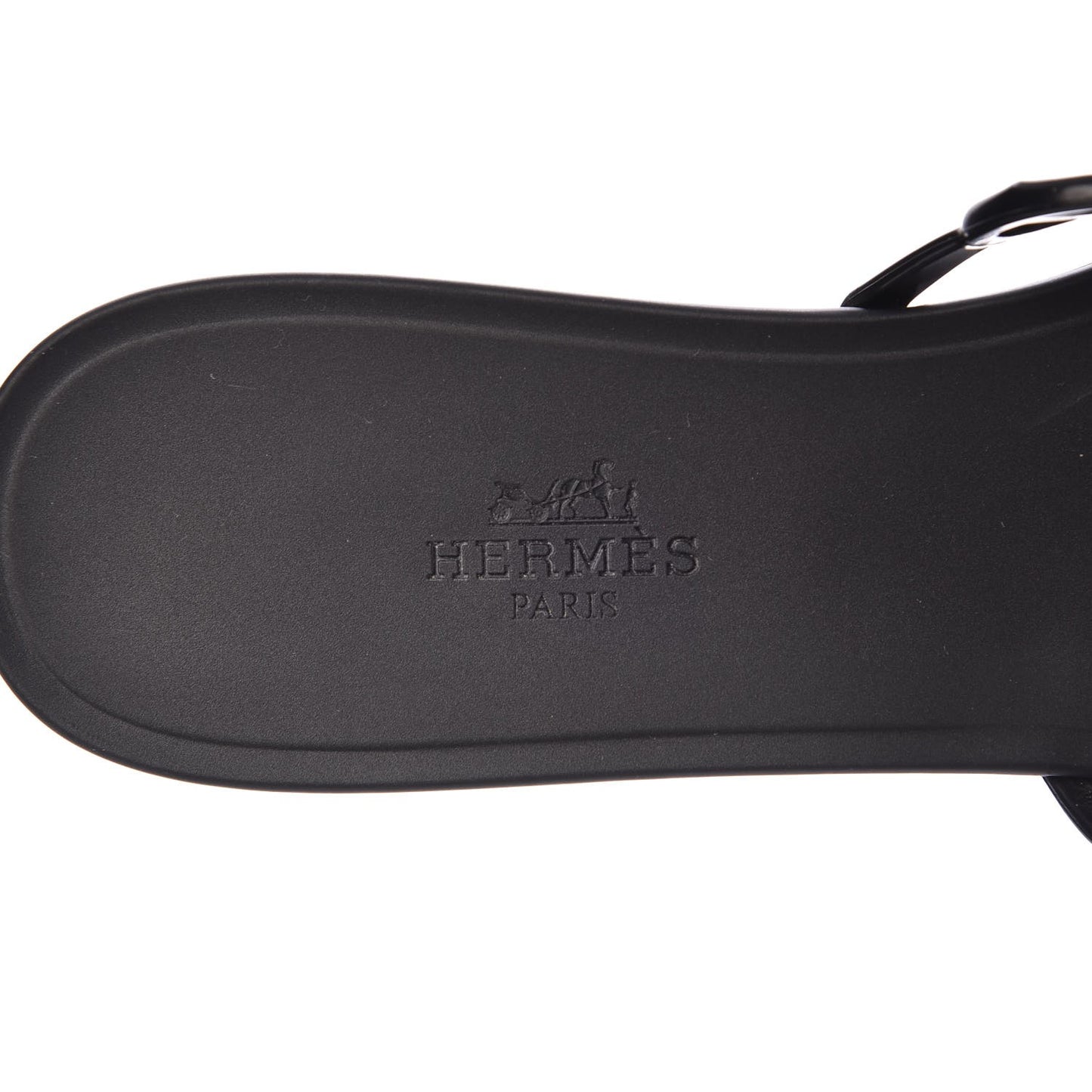 Rubber Chaine d'Ancre Rivage Sandals 39 Black
