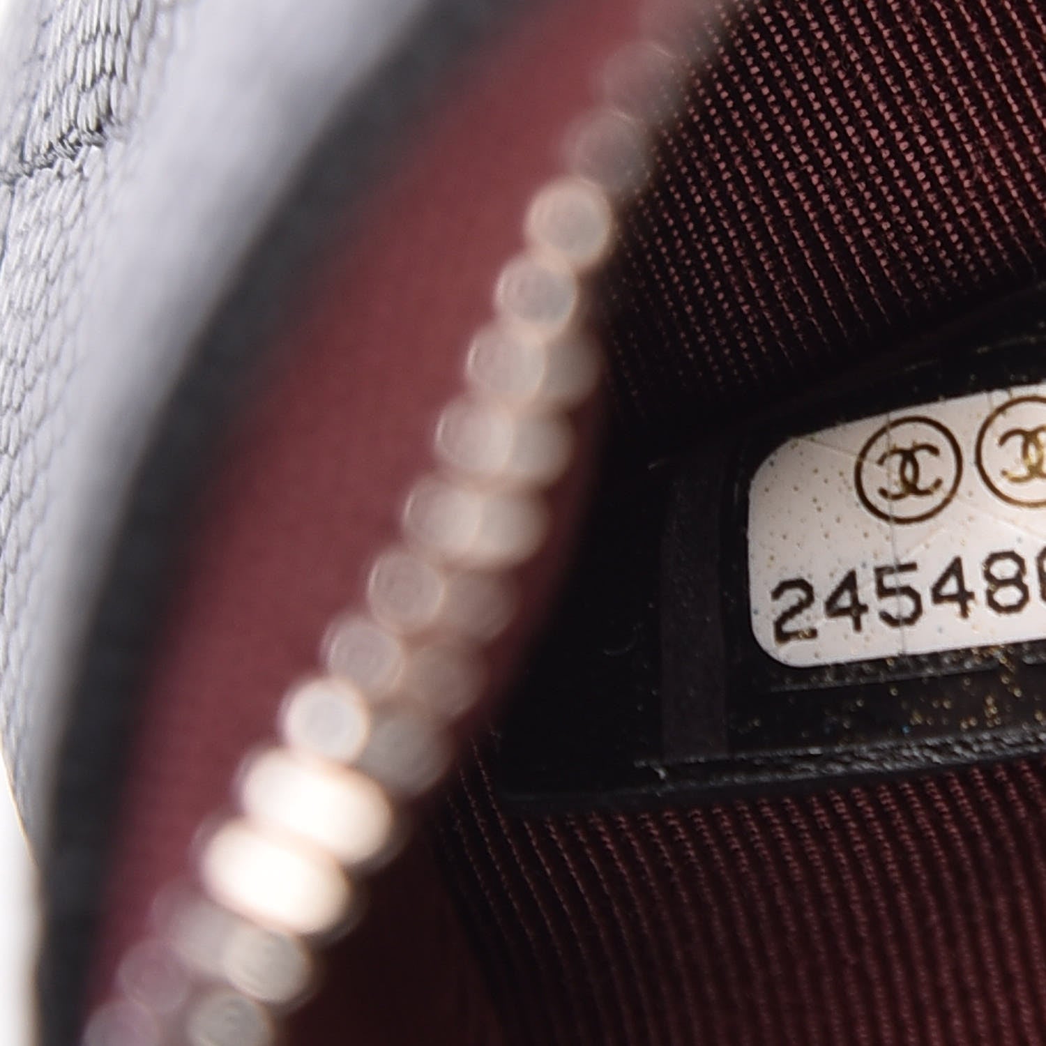 Chanel Caviar Quilted Small Cosmetic Case Black 9 of 10