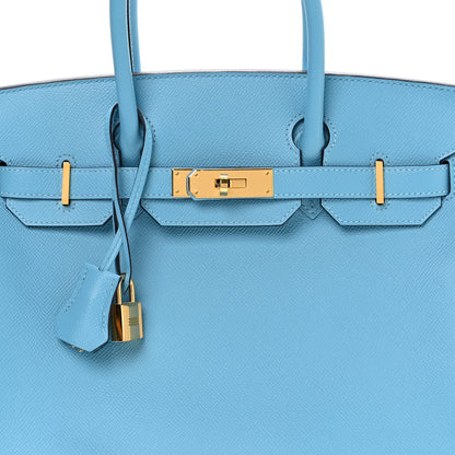 Hermes Epsom Birkin 30 Bleu Du Nord 8 of 11