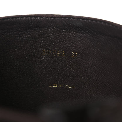 Prada Capra Antic Donna Tall Riding Boots 37 Ebano 11 of 12