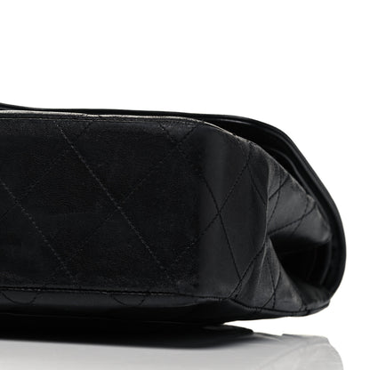 Chanel Lambskin Quilted Medium Double Flap Black 6 of 9