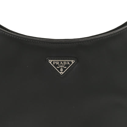 Prada Spazzolato Cleo Shoulder Bag Black 7 of 10