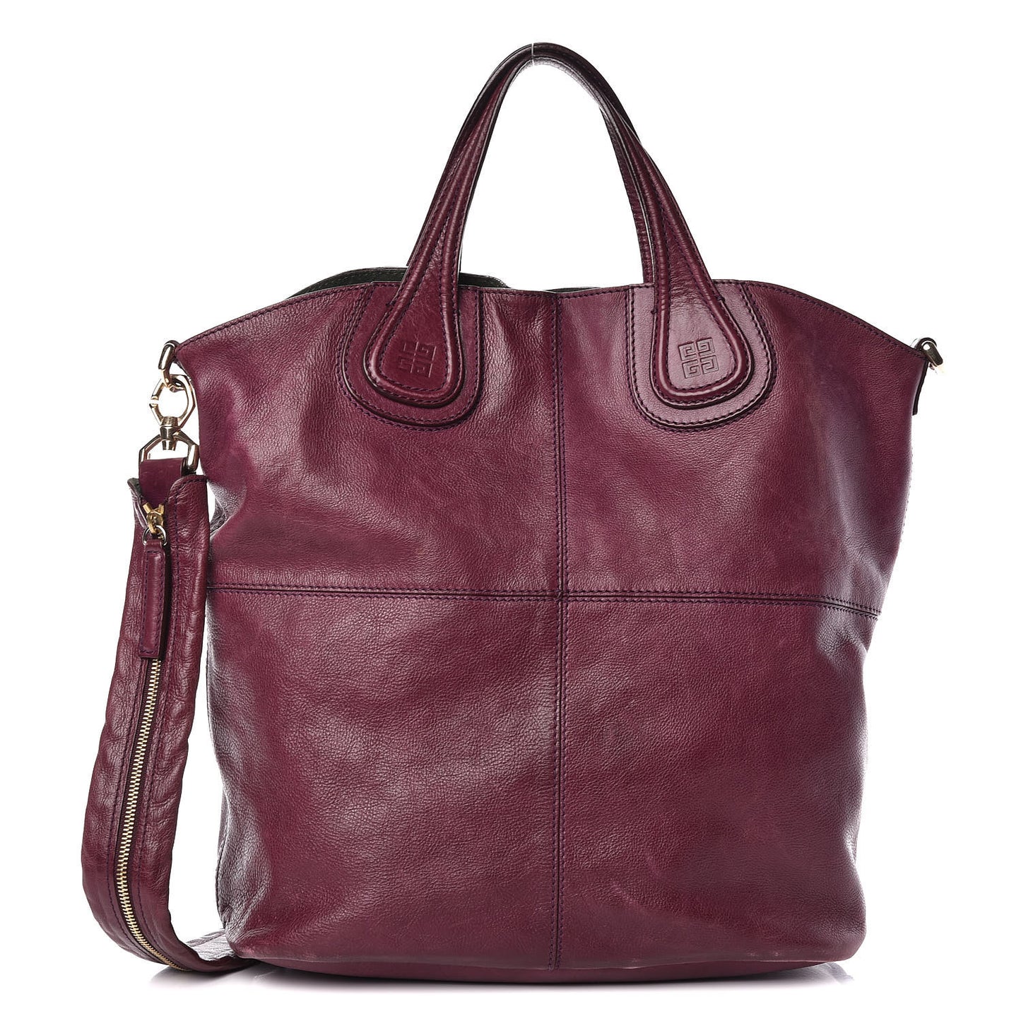 Lambskin North South Nightingale Aubergine