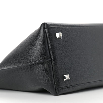 MCM Grained Calfskin Medium Yris Shopper Tote Black 7 of 9