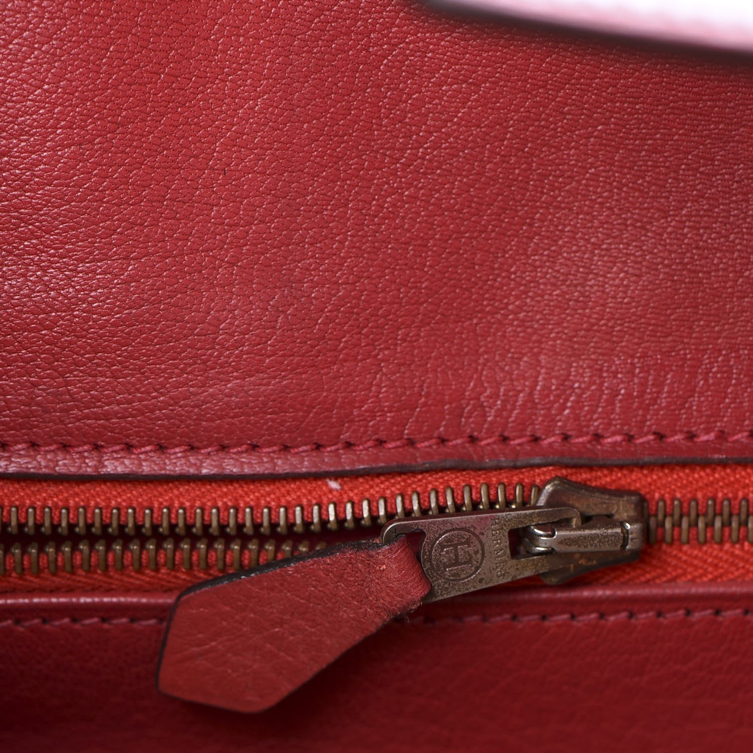 Hermes Ardennes Birkin 35 Rouge Vif 18 of 37