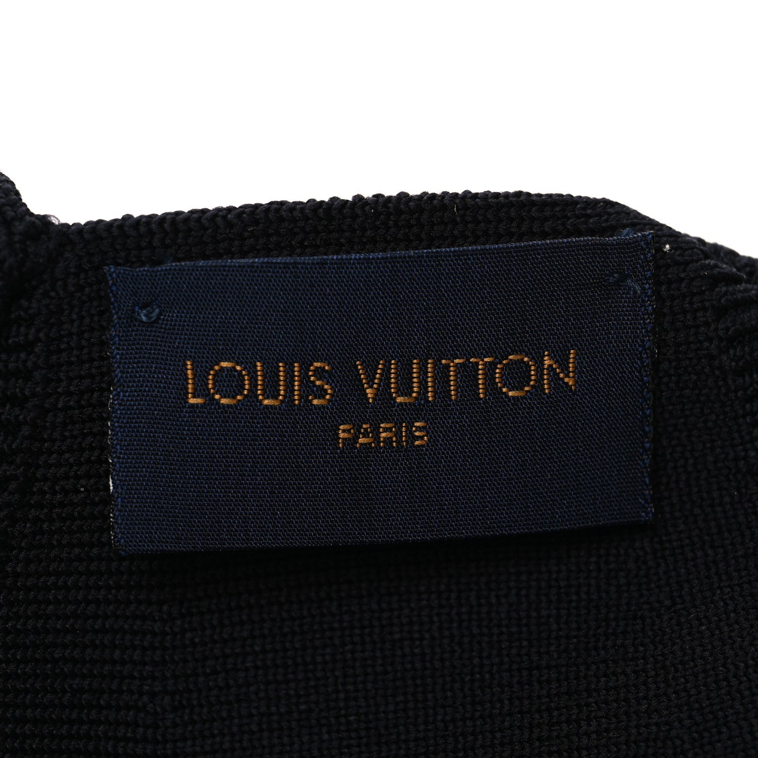 Louis Vuitton LV Initials Knit Face Mask Black 3 of 4