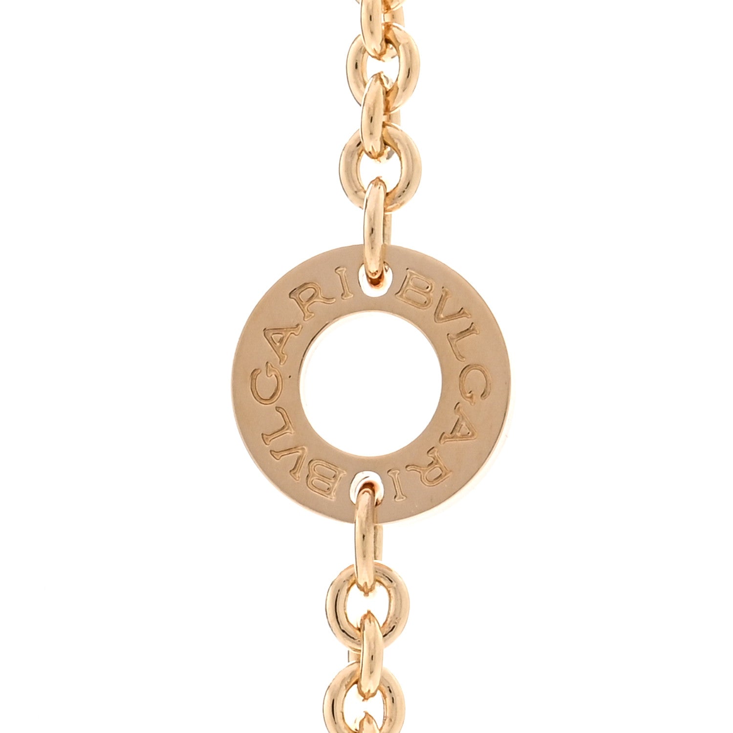Bulgari 18K Yellow Gold B.Zero1 Pendant Necklace 4 of 5