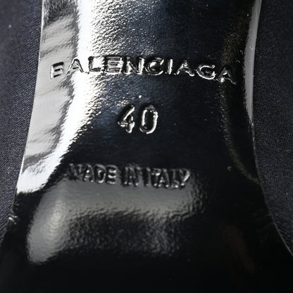 Balenciaga Spandex Pointed Toe Knife Thigh High Boots 40 Black 6 of 6