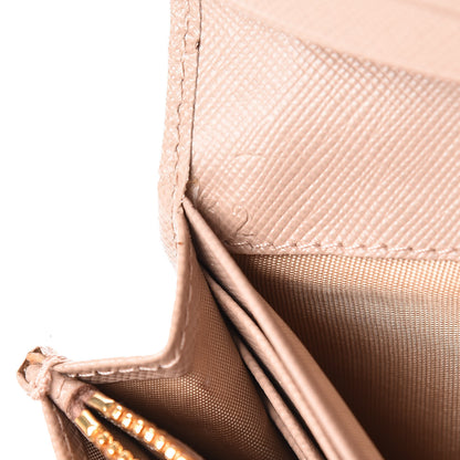 Prada Saffiano Bow Continental Wallet Orchidea 7 of 18