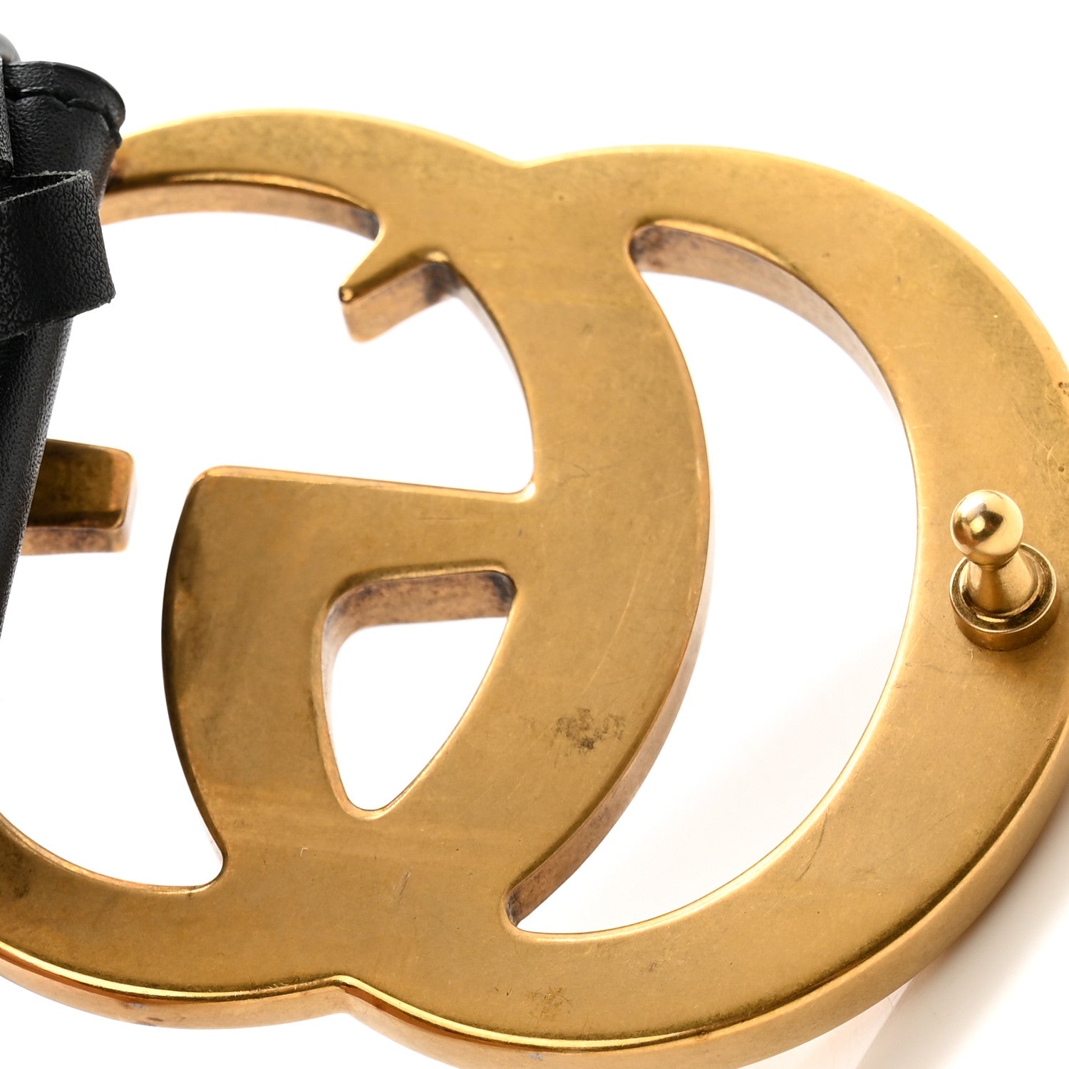 Gucci Calfskin Double G 40mm Belt 80 32 Black 6 of 8