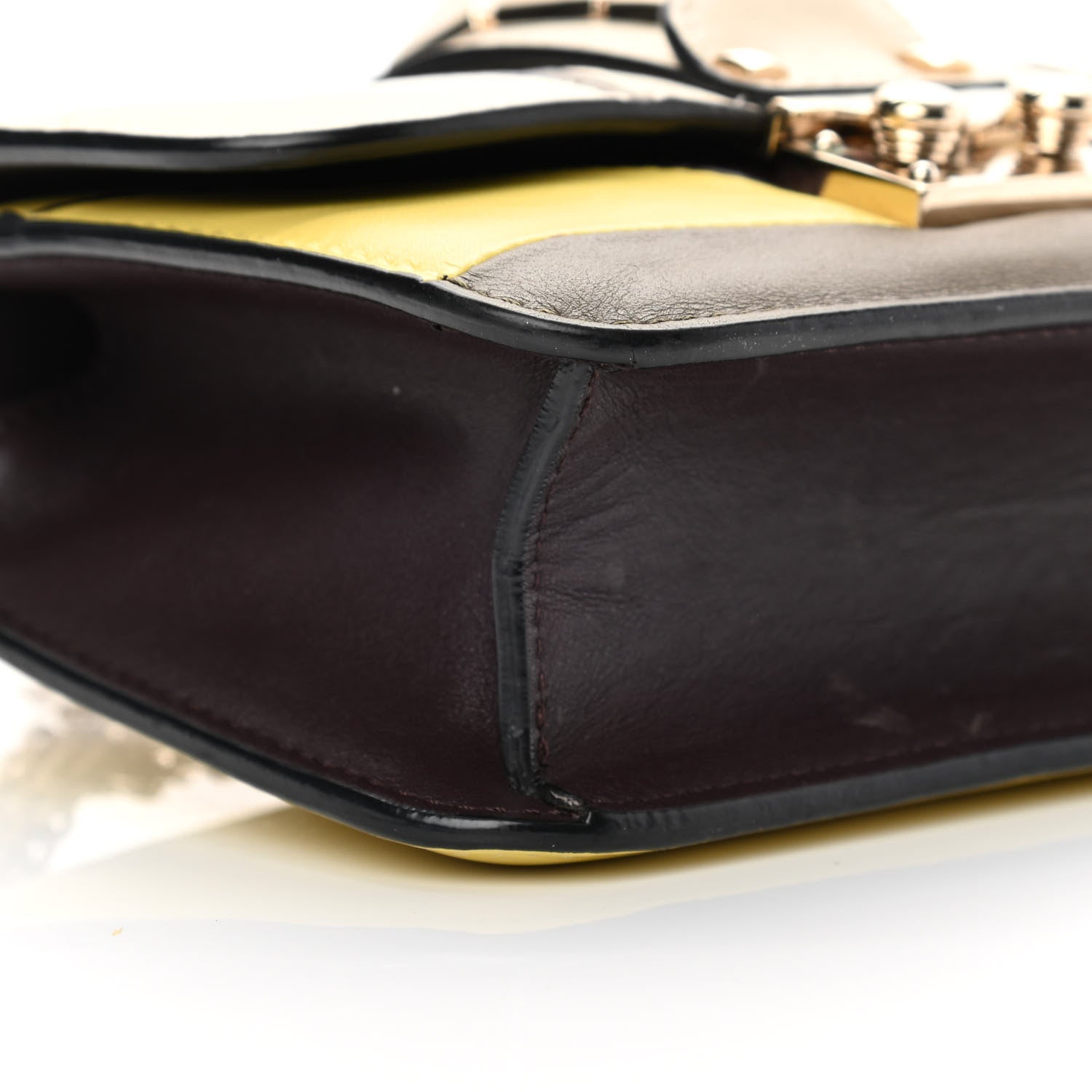 Valentino Garavani Vitello Colorblock Mini Glam Lock Rockstud Flap Multicolor 8 of 15