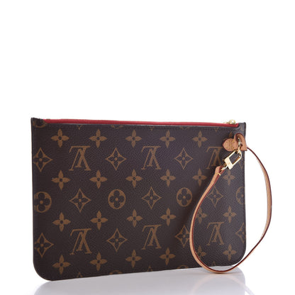 Louis Vuitton Monogram Neverfull MM GM Pochette Cherry 3 of 8