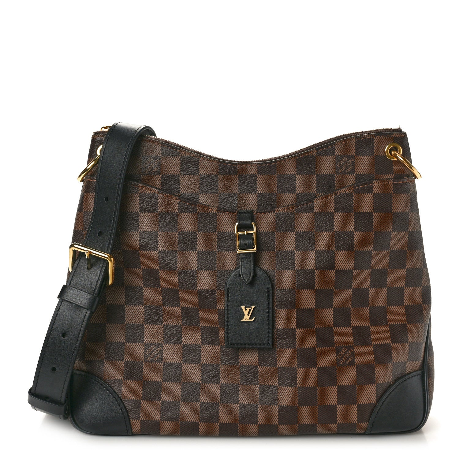 Louis Vuitton Damier Ebene Odeon MM Black 1 of 8