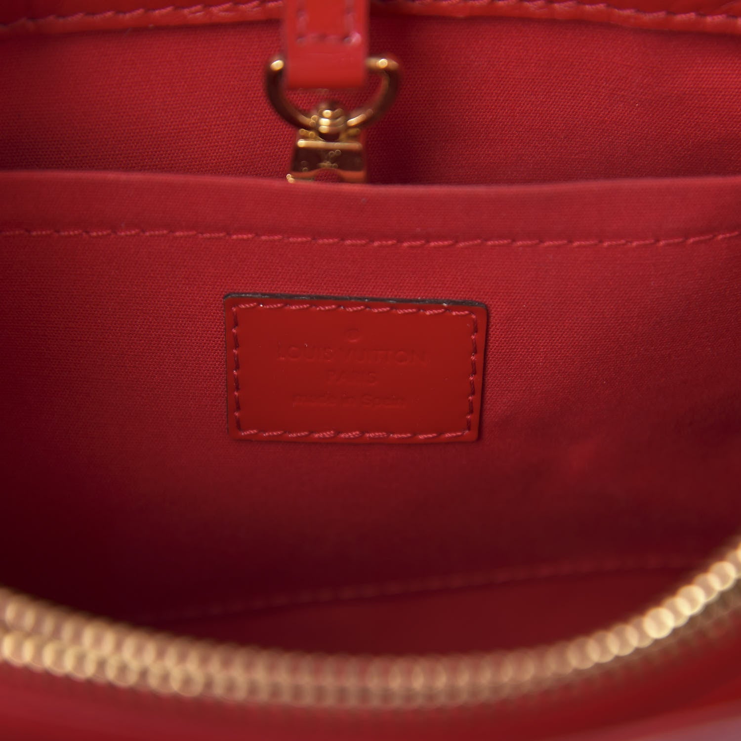Louis Vuitton Vernis Montaigne BB Cherry 7 of 9
