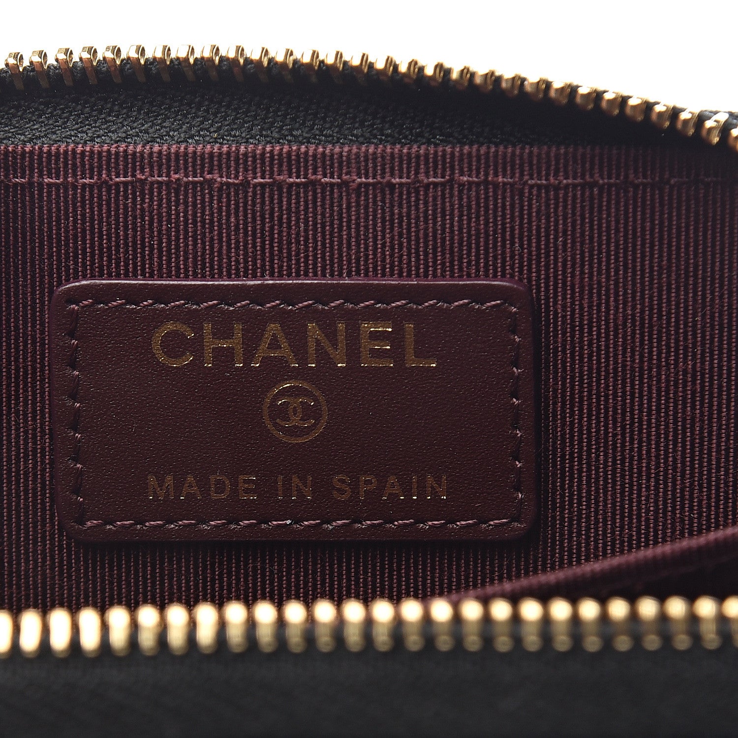 Chanel Caviar Quilted Zip Coin Purse Black 5 of 6