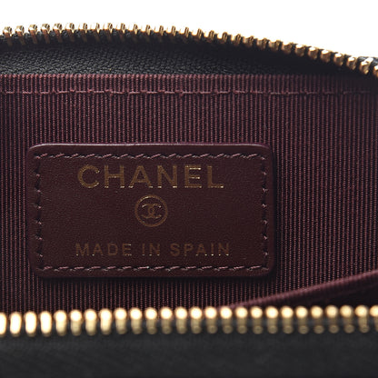 Chanel Caviar Quilted Zip Coin Purse Black 5 of 6