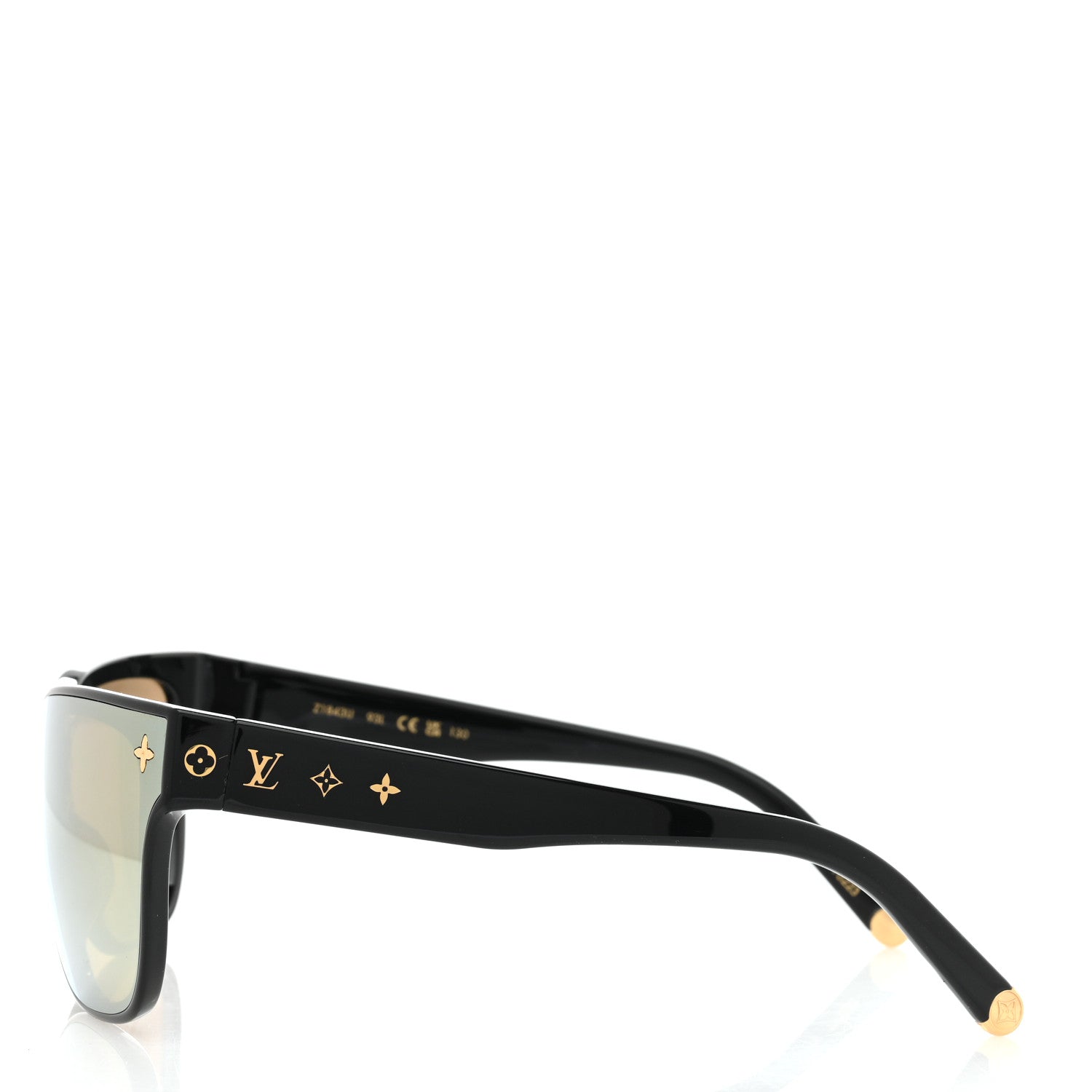 Louis Vuitton Nylon LV Shadow Square Sunglasses Z1843U Black