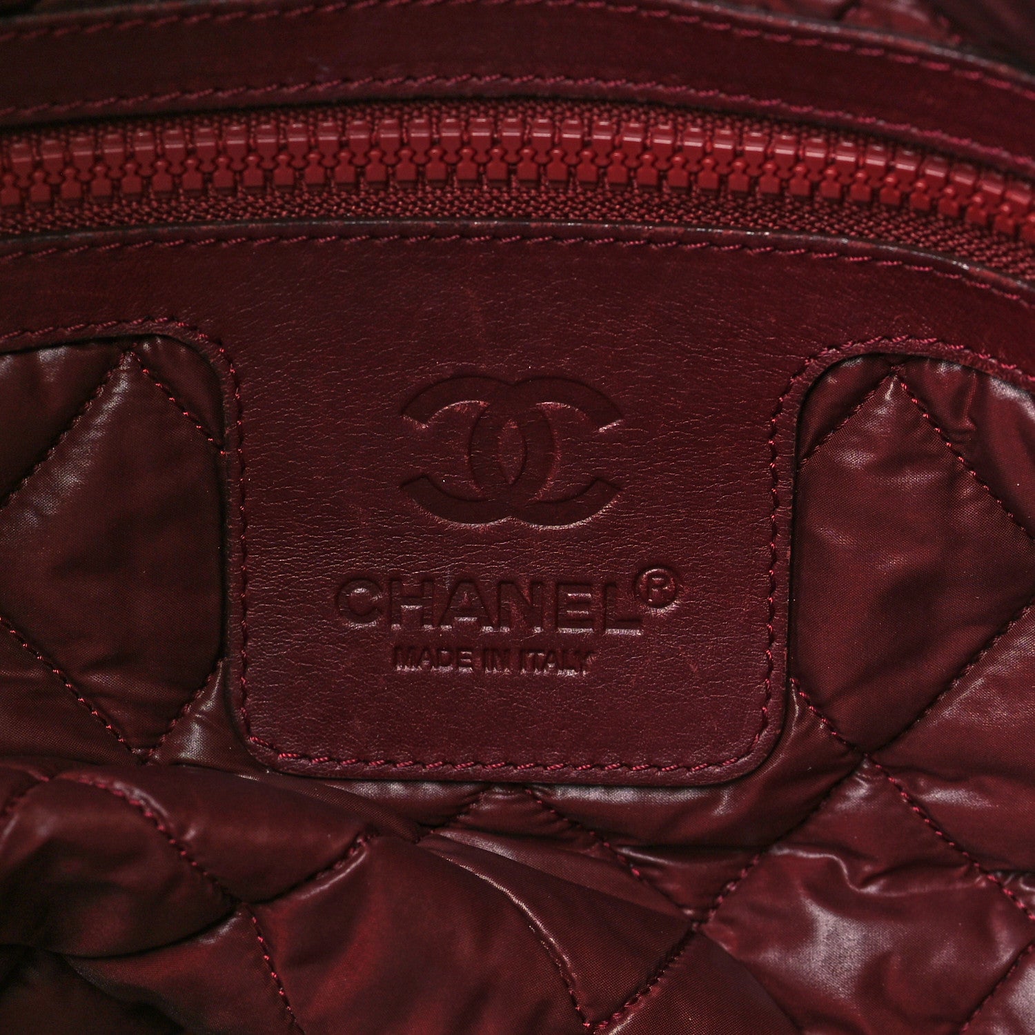 Chanel Nylon Quilted Medium Coco Cocoon Reversible Tote Green 6 of 9