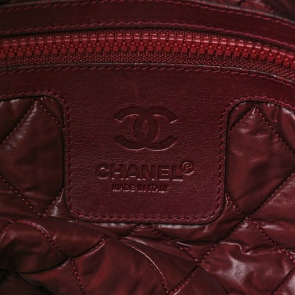 Chanel Nylon Quilted Medium Coco Cocoon Reversible Tote Green 6 of 9