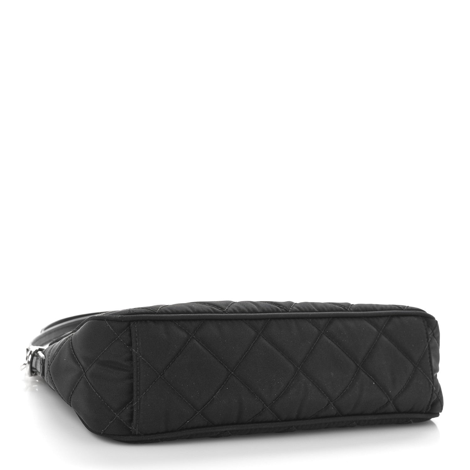 Prada Nylon Tessuto Impuntu Quilted Crossbody Bag Black 4 of 8