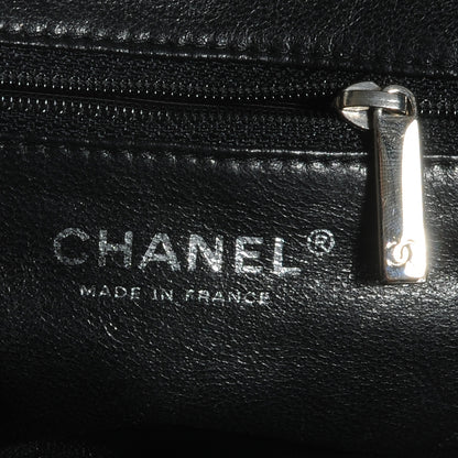 Chanel Satin Quilted Timeless Clutch Black 6 of 7