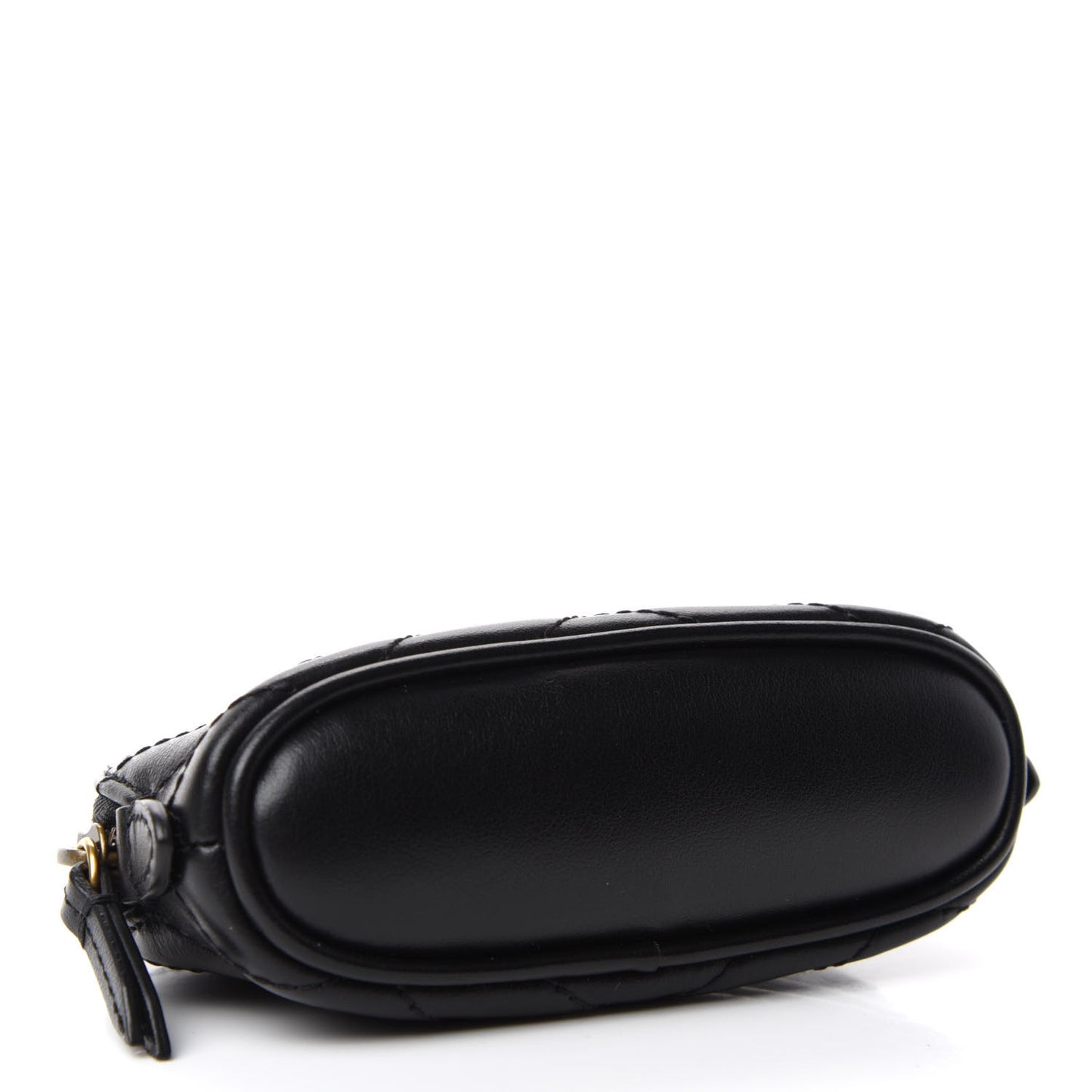 Calfskin Matelasse GG Marmont Key Pouch Black