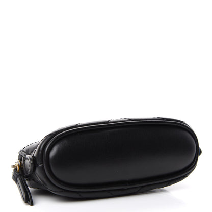 Gucci Calfskin Matelasse GG Marmont Key Pouch Black 4 of 8