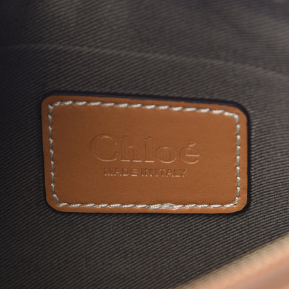 Chloe Shiny Calfskin Marcie Saddle Shoulder Bag Autumnal Brown 6 of 10
