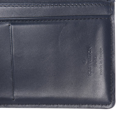Louis Vuitton Mat Monogram French Purse Wallet Blue 5 of 5