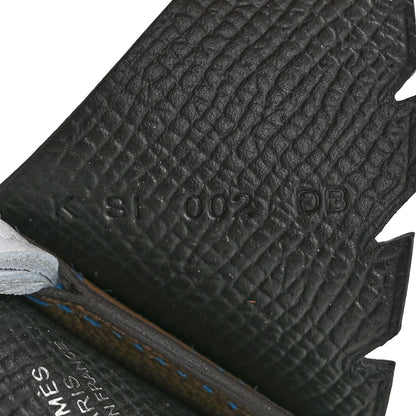 Hermes Epsom Swift Chevre Mysore Birdy Bag Charm Black Etoupe Bleu Hydra Bleu Brume 4 of 5