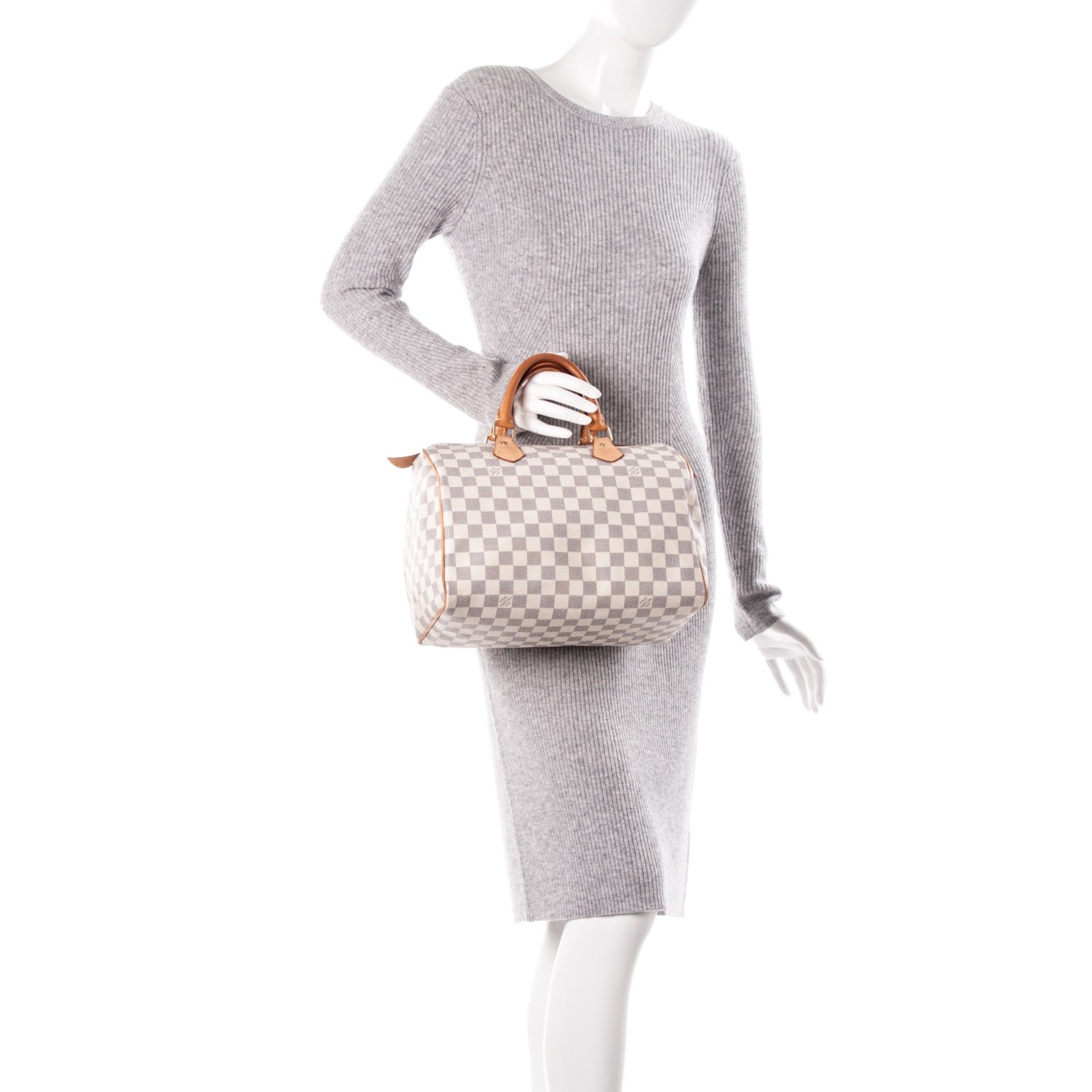 Louis Vuitton Damier Azur Speedy 30 2 of 6