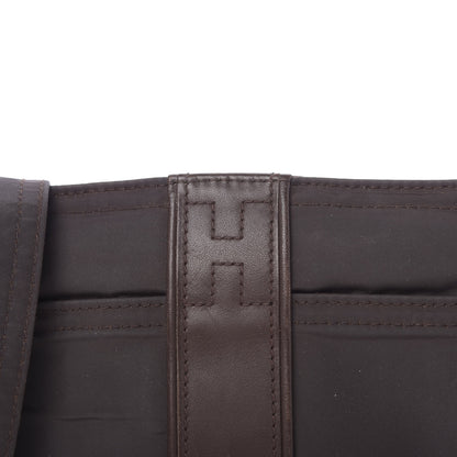 Hermes Toile Acapulco Vassus Waist Bag Chocolate 9 of 9