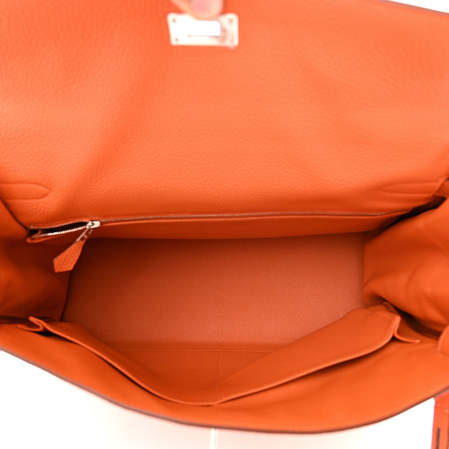 Hermes Togo Kelly Retourne 35 Orange 5 of 10
