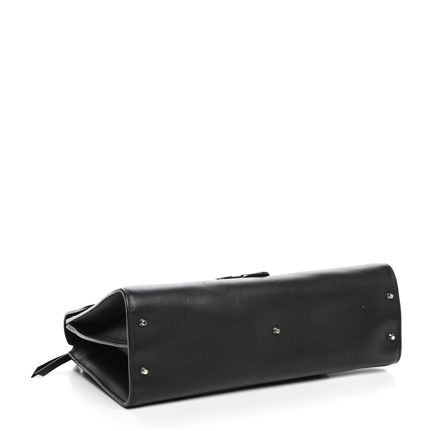 Moon Calfskin Medium Interlocking G Shoulder Bag Black