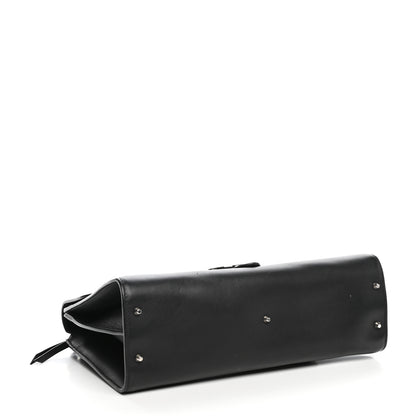 Gucci Moon Calfskin Medium Interlocking G Shoulder Bag Black 4 of 11