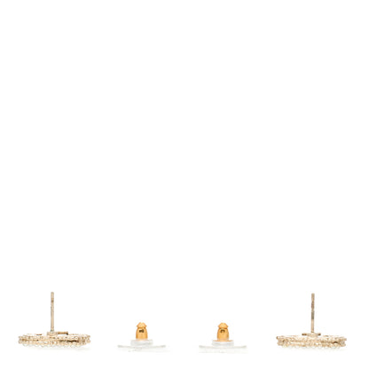 Chanel Pearl CC Earrings Gold 3 of 5