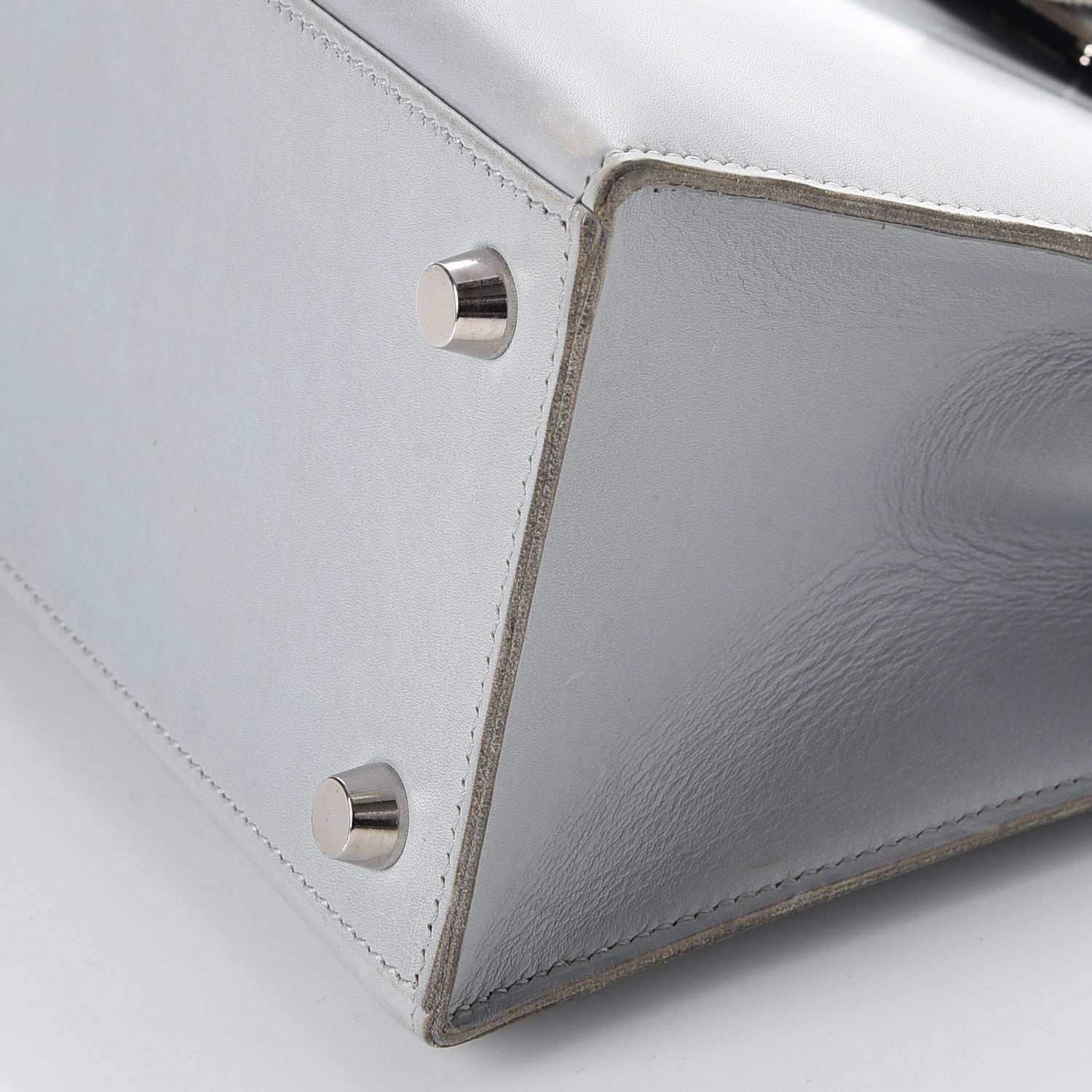 Hermes Box Nepal Kelly Sellier 25 Bleu Arctic 42 of 44
