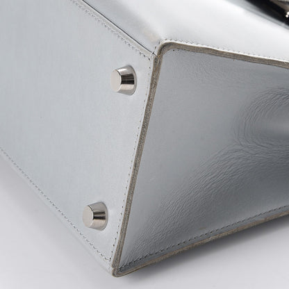 Hermes Box Nepal Kelly Sellier 25 Bleu Arctic 42 of 44