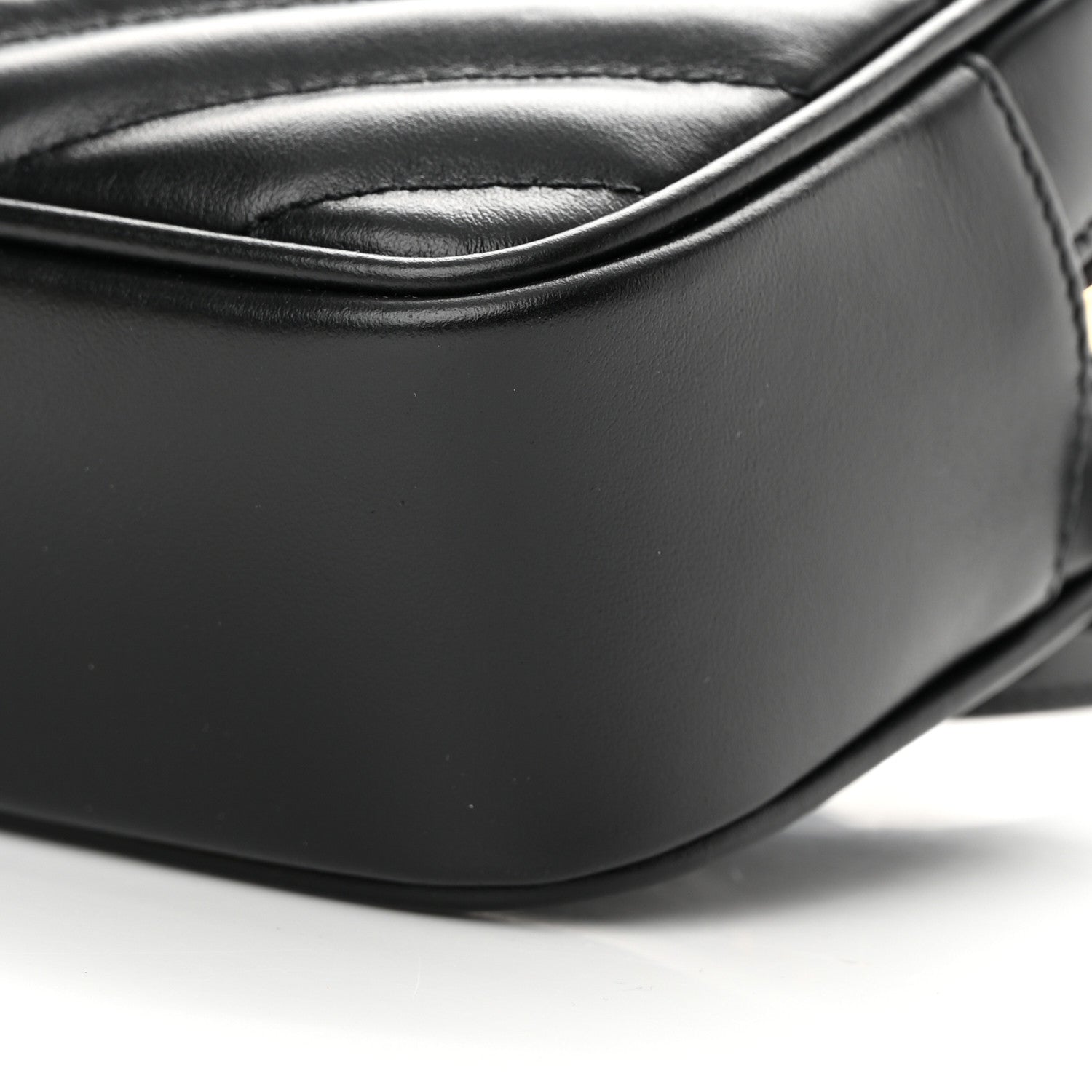 Saint Laurent Calfskin Matelasse Monogram Lou Belt Bag Black 10 of 11